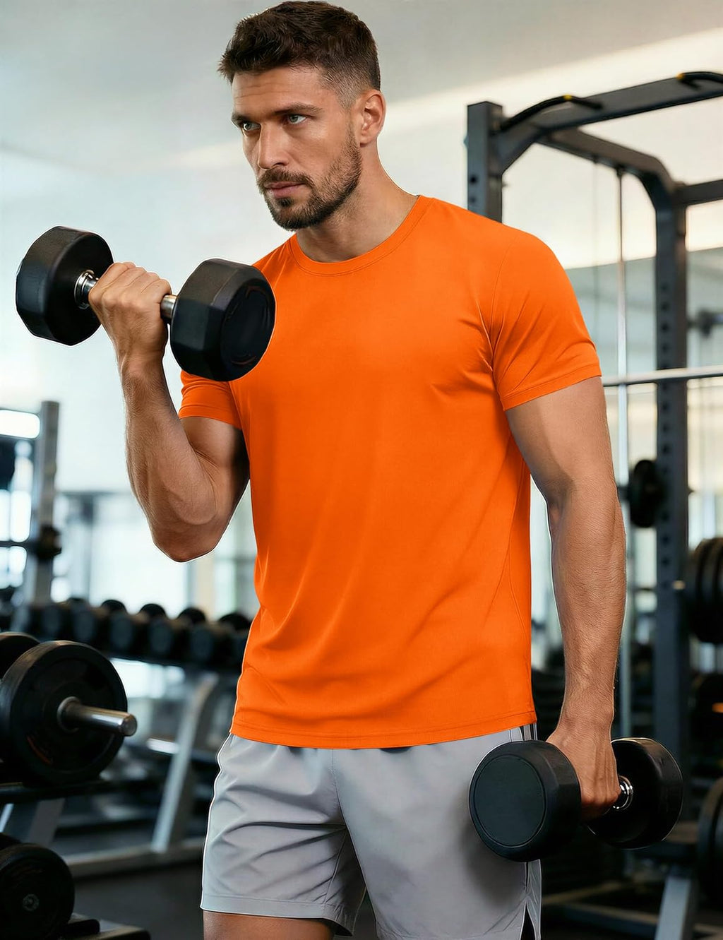 MAGCOMSEN Men's Short Sleeve UPF 50+ T-Shirt Quick Dry Workout Athletic Running Swim Tops Tee Rash Guard Performance Shirts