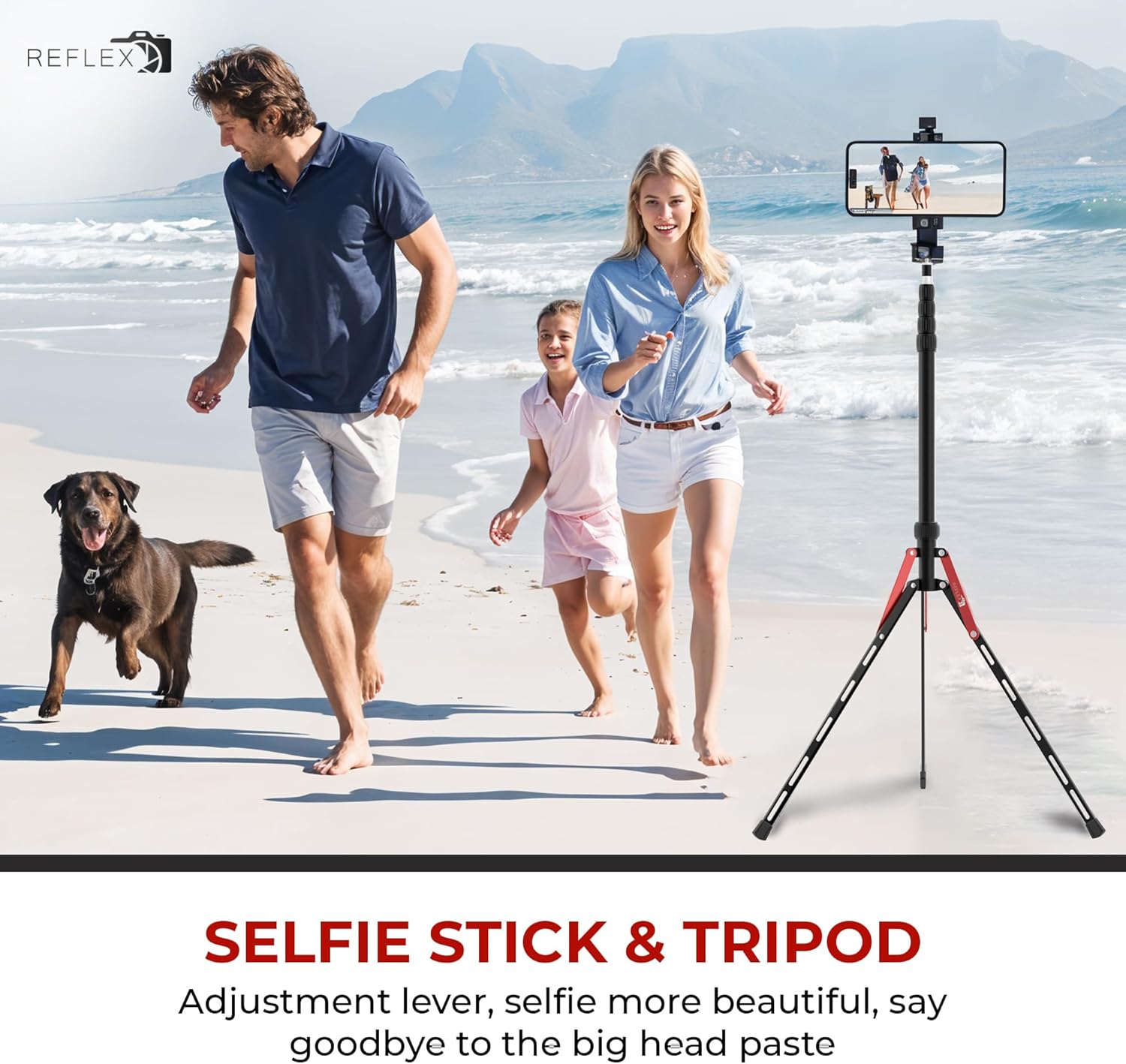 REFLEX CAMERA Aluminum Travel Light Stand 7ft 3" - 88" - Lightweight, Compact & Portable 3/8" 1/4" Screw, Photography & Lighting Light Stand for Photography, Flashguns, Softboxes & Background Lighting