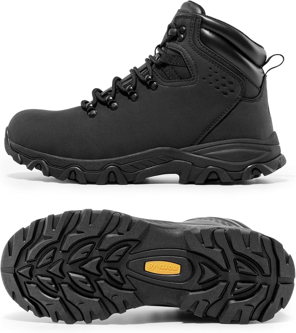 NORTIV 8 Men's Hiking Winter Insulated Snow Boots