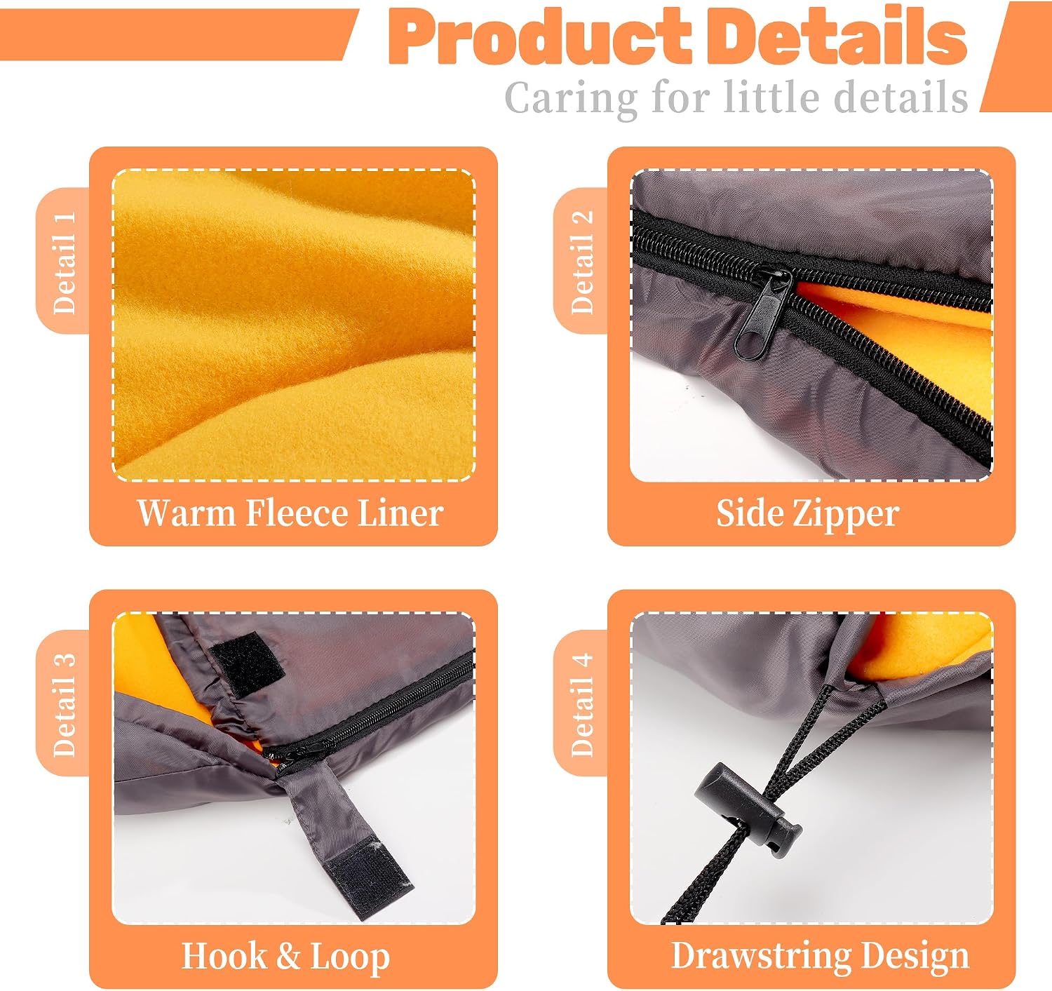 Lifeunion Dog Sleeping Bag with Storage Bag