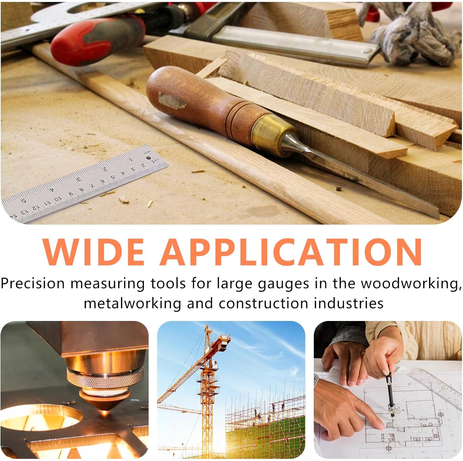Yanguotool Digital Angle Ruler: 200mm/8-Inch Protractor Finder with Stainless Steel Ruler, Ideal for Woodworking, Construction, Level Measuring
