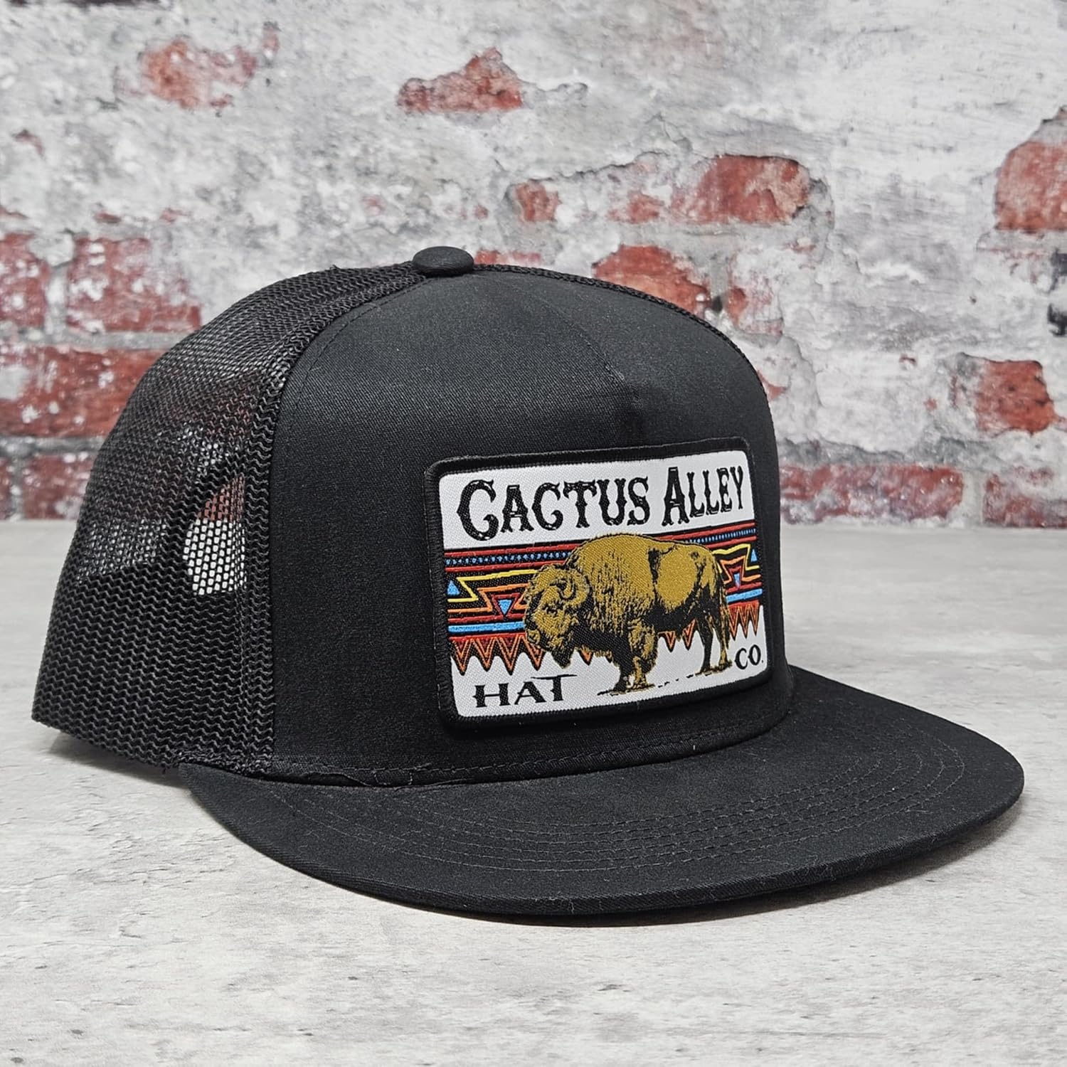 CACTUS ALLEY HAT CO. Western Lifestyle Texas Ranch Rodeo Inspired Adjustable Snapback Patch Hat