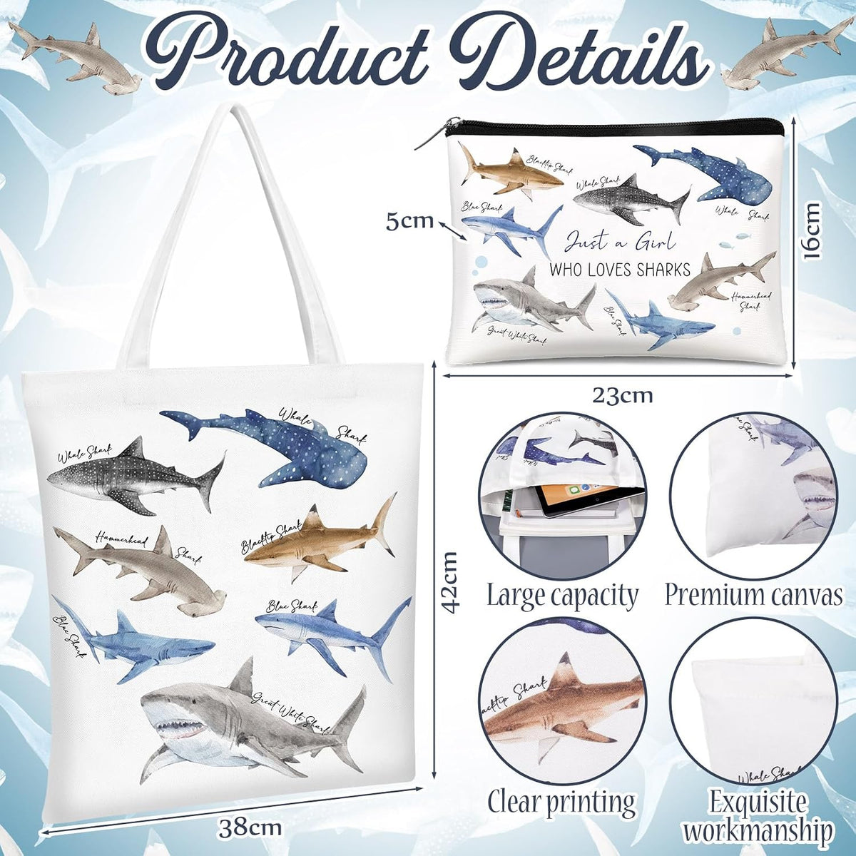 Gilprop 6 Pcs Ocean Fish Gifts for Ocean Lovers: Just Girl Who Loves Fish