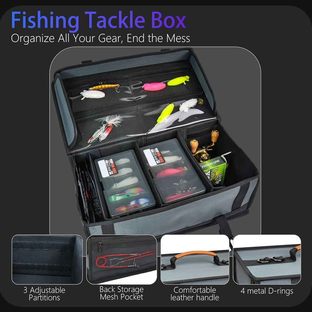 Fishing Tackle Bag Soft Plastic Bait Storage, Soft Bait Organizer