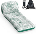 Inflatable Ultralight Camping Sleeping Pad with Adjustable Pillow,Camping Mat with Backrest, Compact Air Mattress for Camping,Hiking,Backpacking,Car Traveling,Tent,Beach,Single,Green