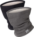 YANIKY Winter Neck Warmer, Wool Neck Gaiter Fleece Scarf, Windproof Face Cover Mask for Men Women