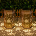 2 Pack Turtles Solar Lantern Outdoor Waterproof