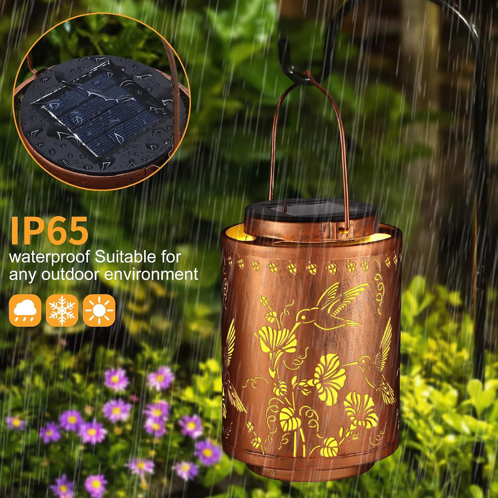 Solar Lanterns Outdoor Waterproof Garden Decor Gifts for Women Mon