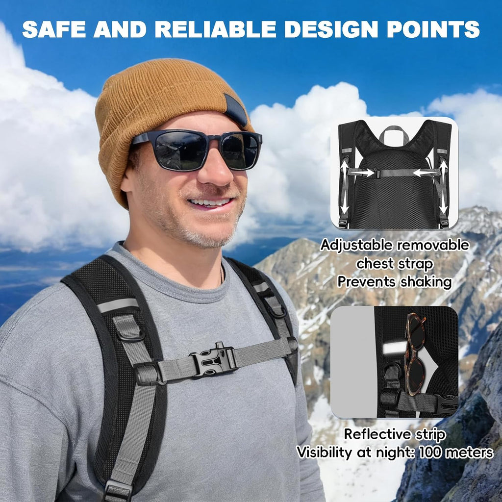 Seektop Packable Waterproof Hiking Backpack, 20L Lightweight Daypack