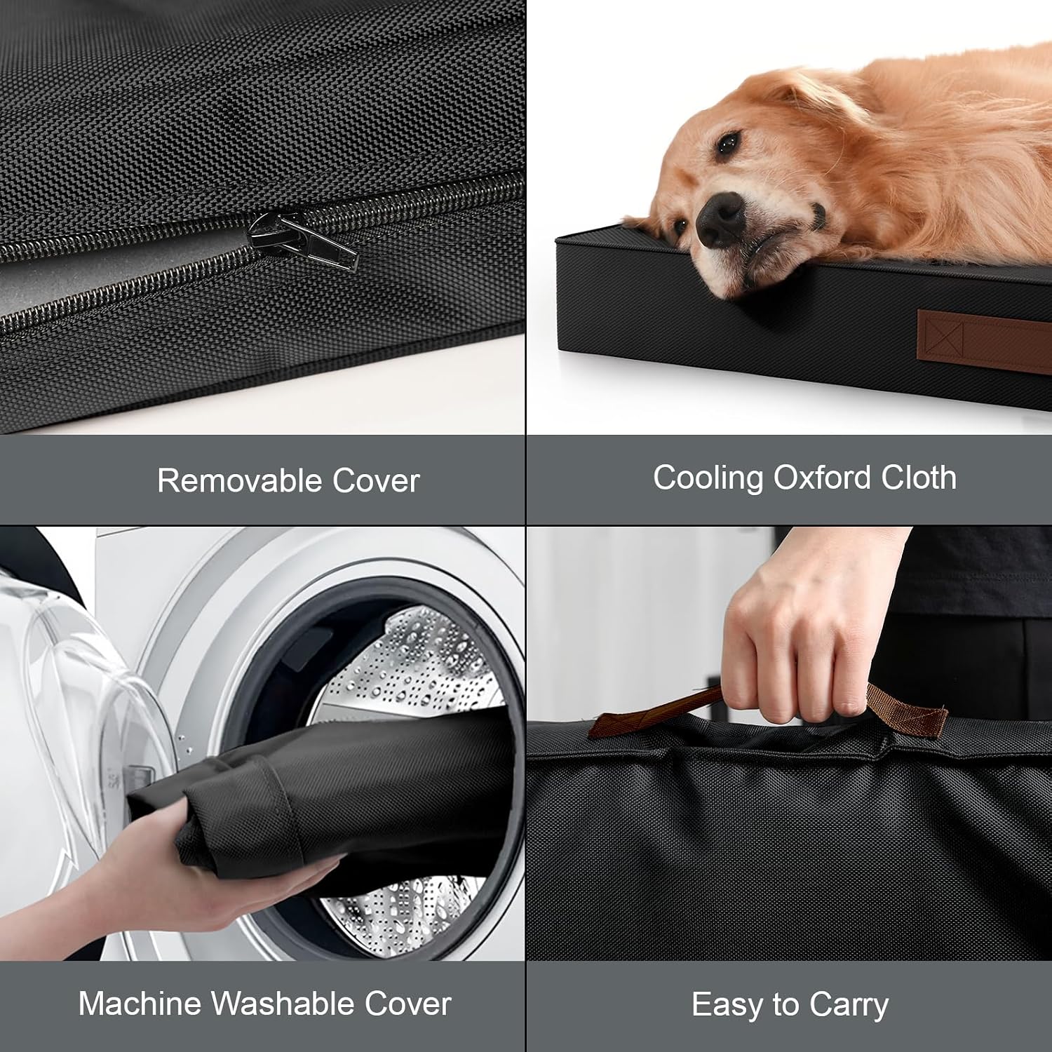 Orthopedic Waterproof Dog Bed for Small Dogs and Cats