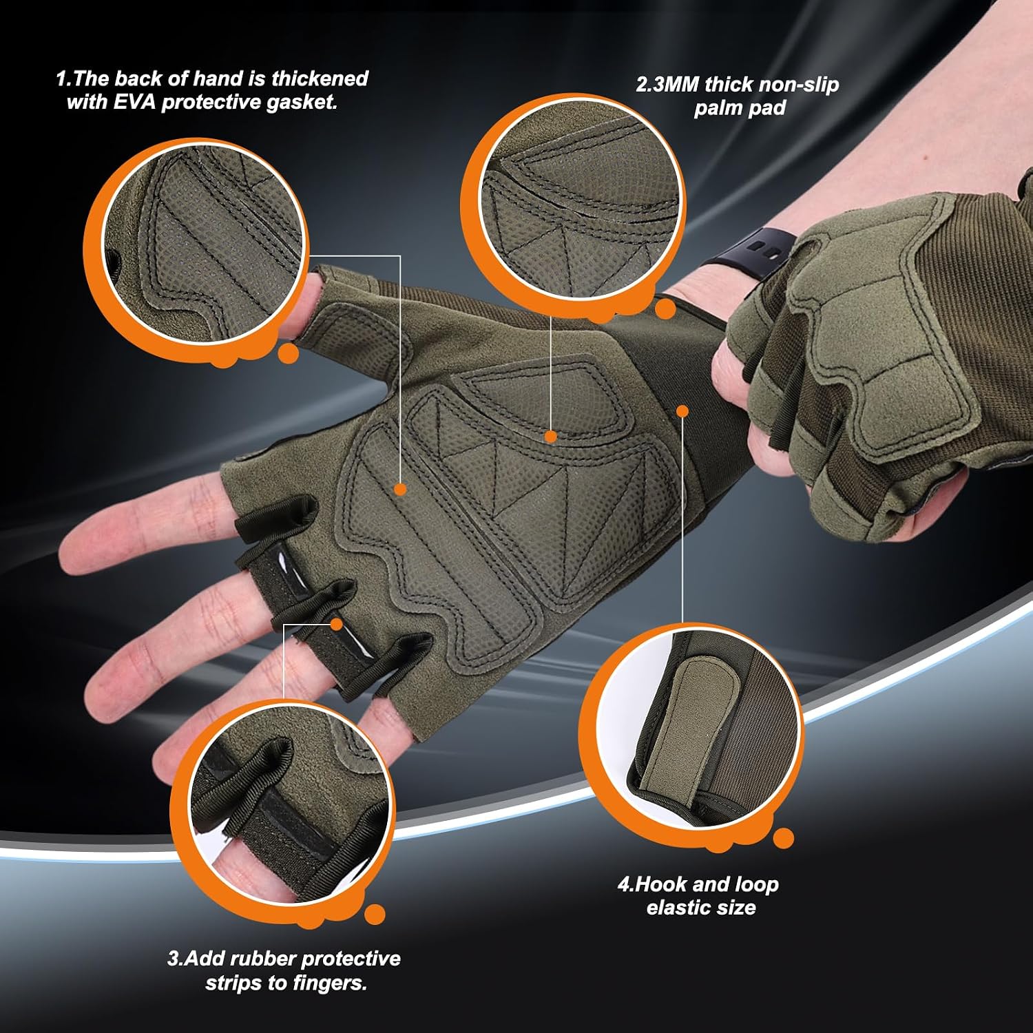 Weight Lifting Gloves, Gym Gloves for Men and Women, Full Palm Protection for Sports, Weightlifting, Training, Cycling, Pull-Ups, Rowing, and Mountaineering