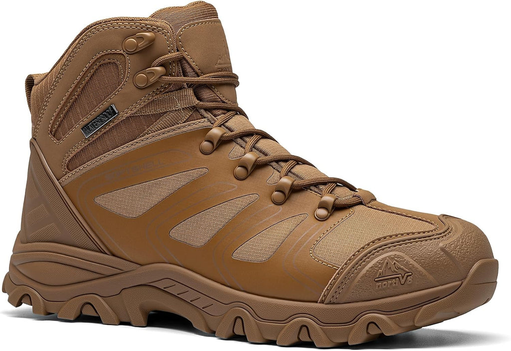 NORTIV 8 Men's Ankle High Waterproof Hiking Boots