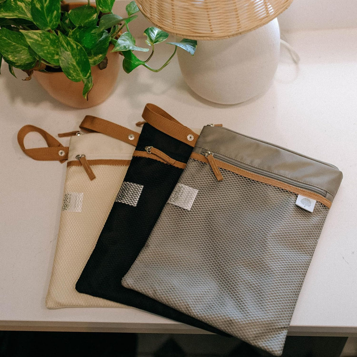 Parker Baby Co. Waterproof Wet Dry Bag for Diaper Bag - Gray