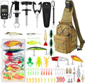 Sosation 134 Pcs Fishing Tool Beginner Starter Kit