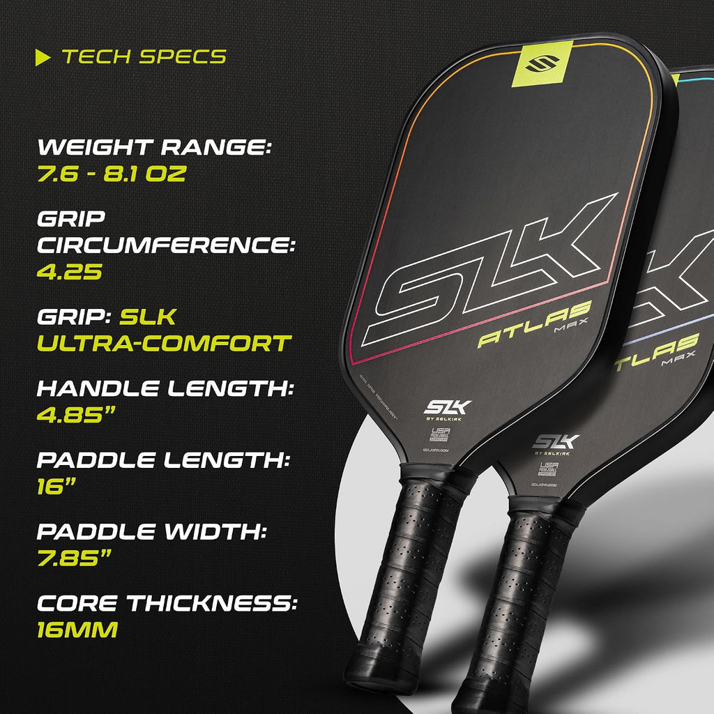 Selkirk Sport SLK Neo Pickleball Paddles Set of 2 + Pickleballs + Sling Bag