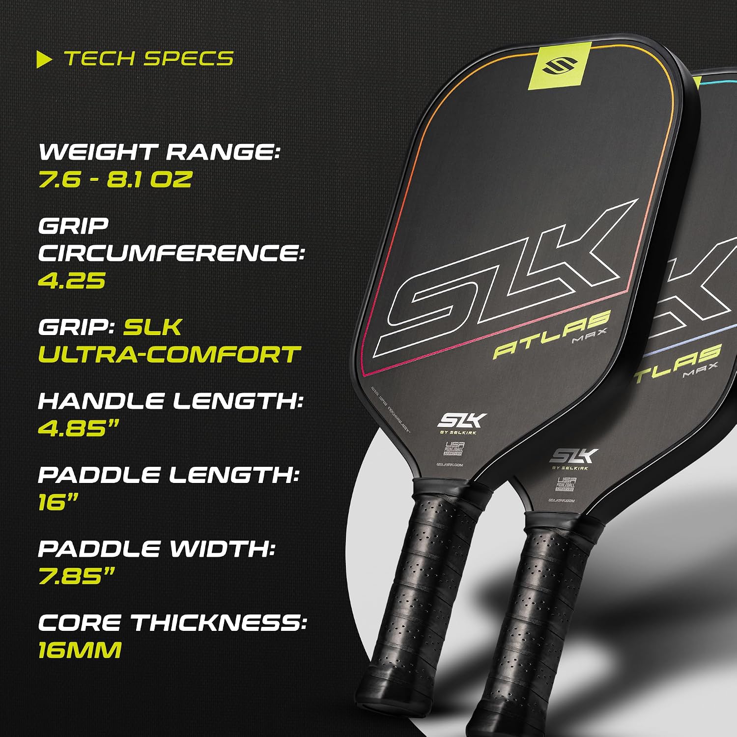 Selkirk Sport SLK Neo Pickleball Paddles Set of 2 + Pickleballs + Sling Bag