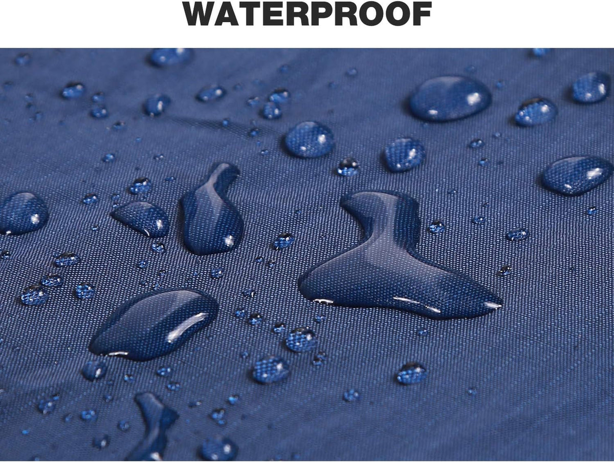 REDCAMP Large Waterproof Stadium Blanket for Cold Weather, Soft Warm Fleece Camping Blanket Windproof for Outdoor Sports, Dark Blue