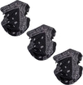 Set of 3 Paisley Bandana Neck Gaiter Tube Headwear Motorcycle Face Scarf