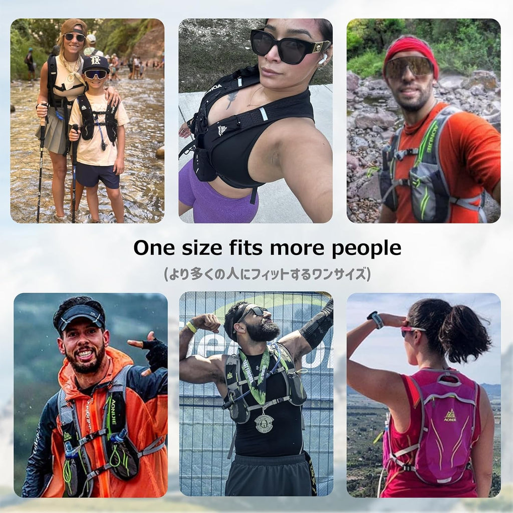Azarxis Hydration Running Vest Backpack Pack 5L 5.5L for Women and Men Jogging Trail Race Marathon Cycling Hiking