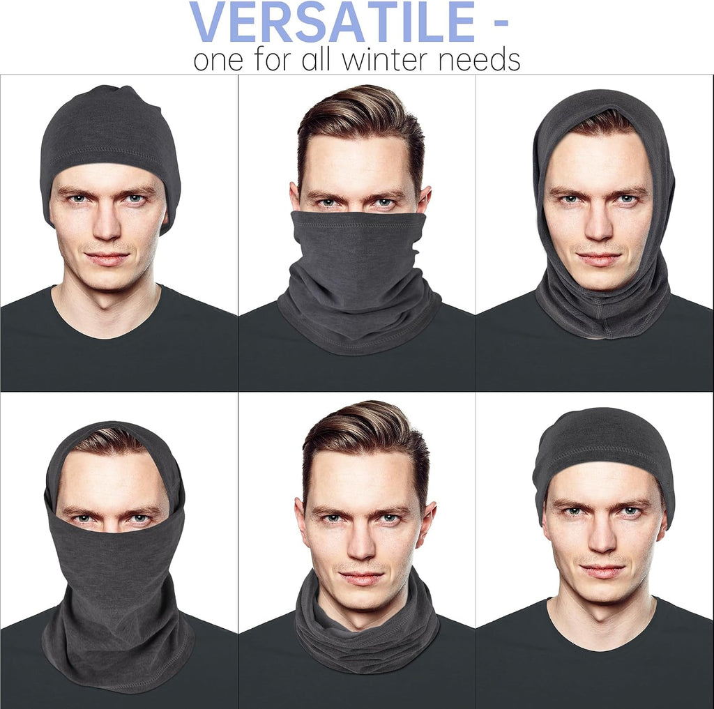 Winter Neck Gaiter Warmer, Soft Face Mask Scarf for Skiing Cycling