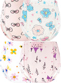 Potty Training Underwear Girls Toddler Pants Up Airy Flower Heart 4-5T