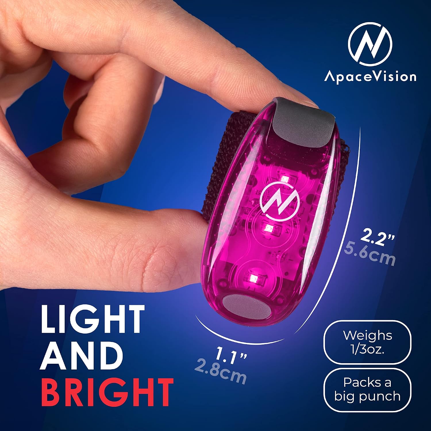 LED Safety Light (2 Pack) with Bonus Items – Clip On Strobe/Running Lights for Runners, Dogs, Bikes, Walking and More