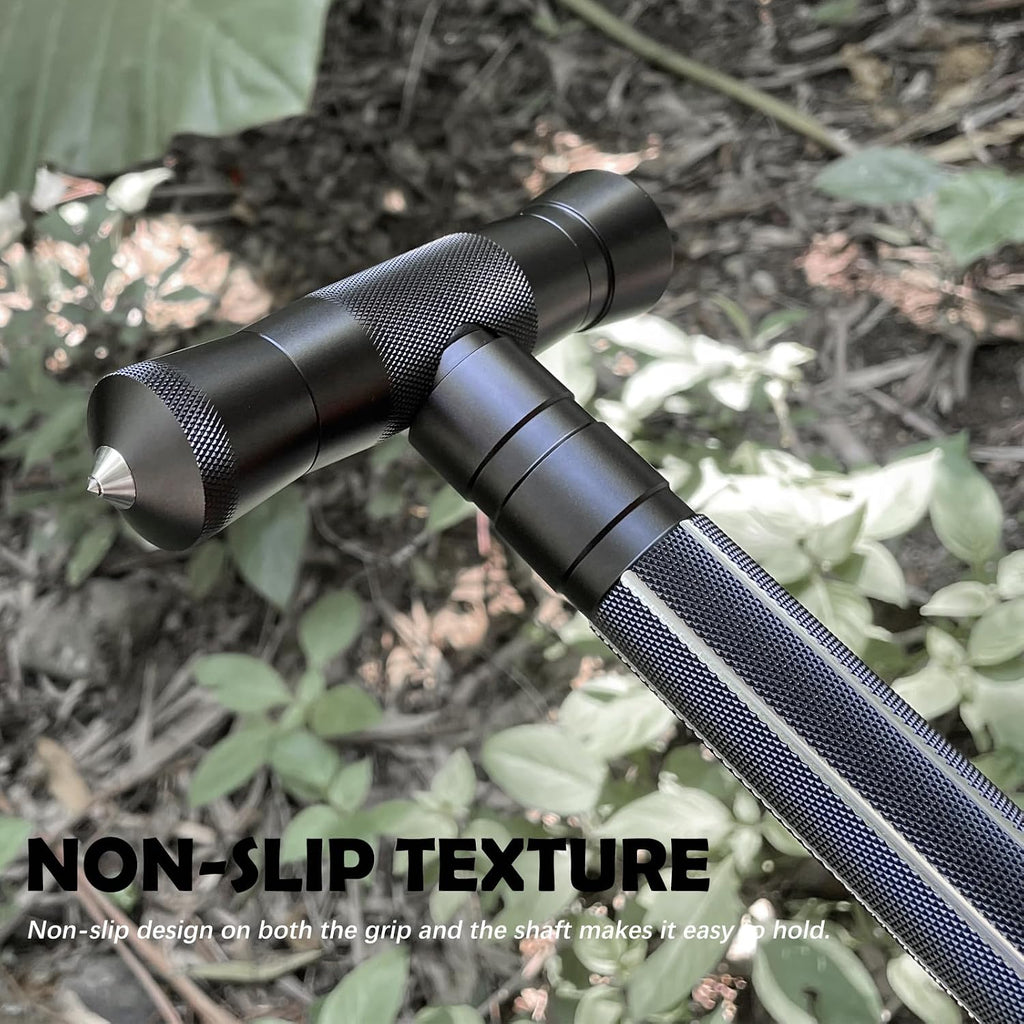 Hiking Tactical Stick Walking Staff,Portable Walking Sticks Trekking Poles Outdoor Multitool Camping Gear for Men Women