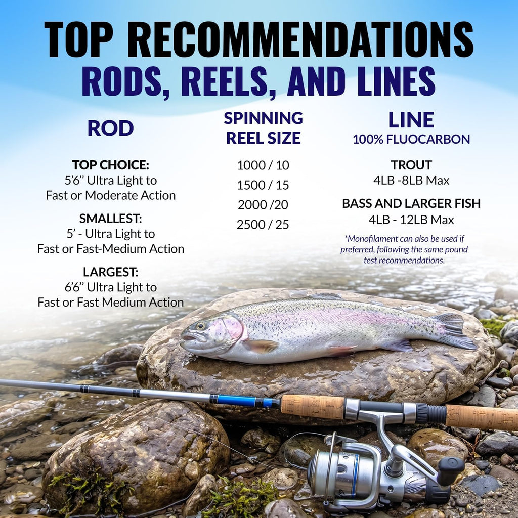 RoxStar Fly Strikers Proven Nationwide to Out-Fish Any Spinner | Hand-Tied in The USA | Most Versatile Fishing Spinner Ever! Trout, Bass, Steelhead