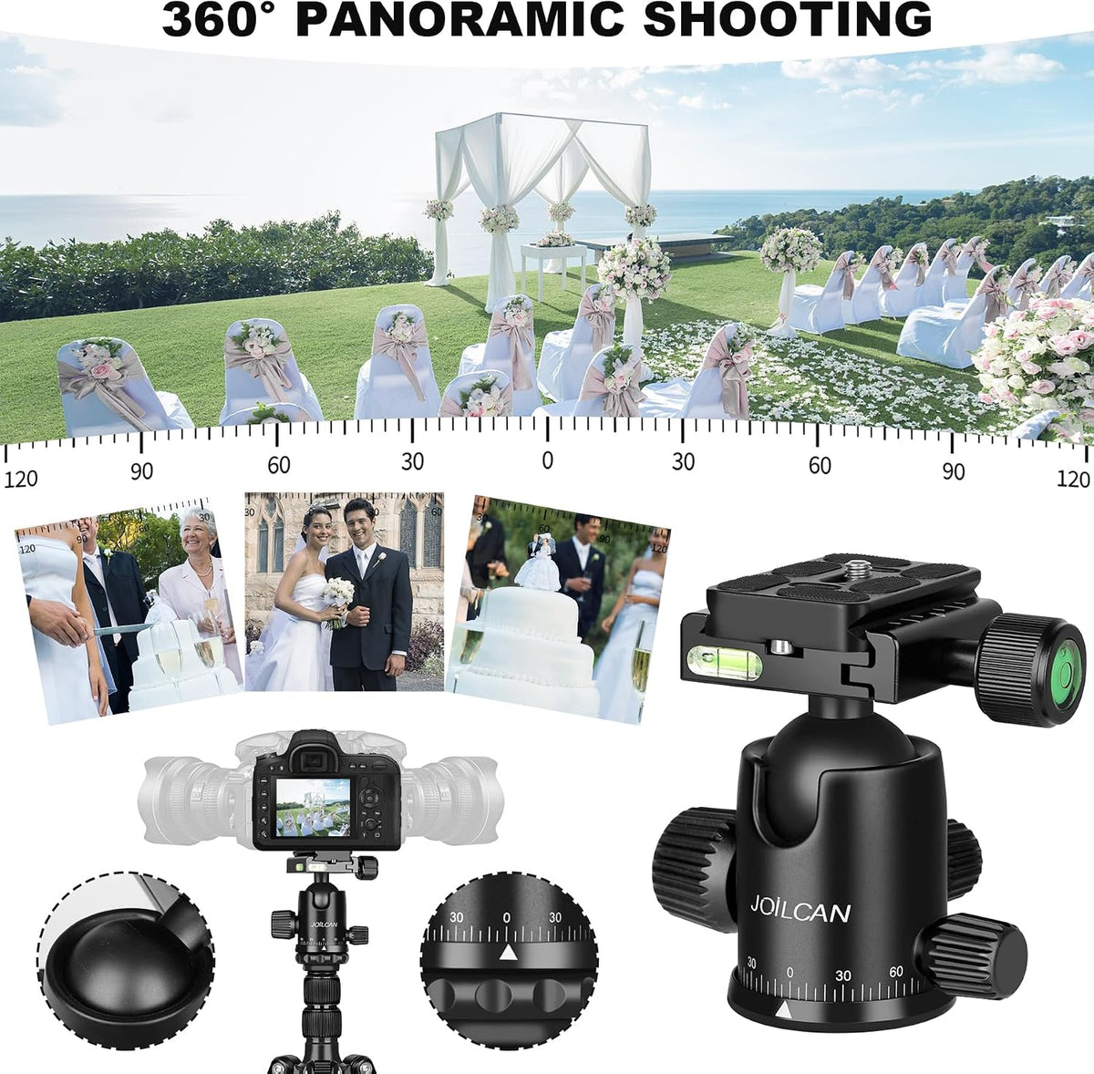 80/85 inches Heavy Duty Tripod for Camera Phone, 85" Camera Tripod Monopod