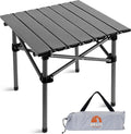 Opliy Folding Camping Table,Portable Table for 1-2 Persons -Collapsible Table Lightweight with Carry Bag for Camping, Hiking, Picnics, BBQs, Beach Trips & Tailgating(16.5 inch).
