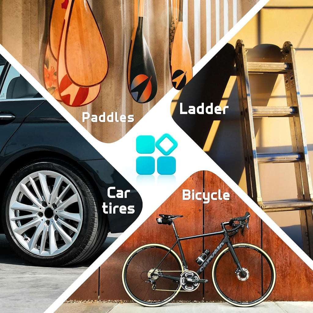 Antidious Kayak Paddles Storage Rack, Garage Metal Oars holder for up to 6 paddles Storage with Non-scratch Grip