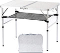 YUFIFAIRY Aluminum Camp Table, 36''L x24''W Folding Table Portable