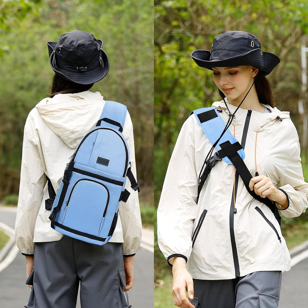 MOSISO Camera Sling Bag, Photography Shoulder Bag Compact Camera Backpack