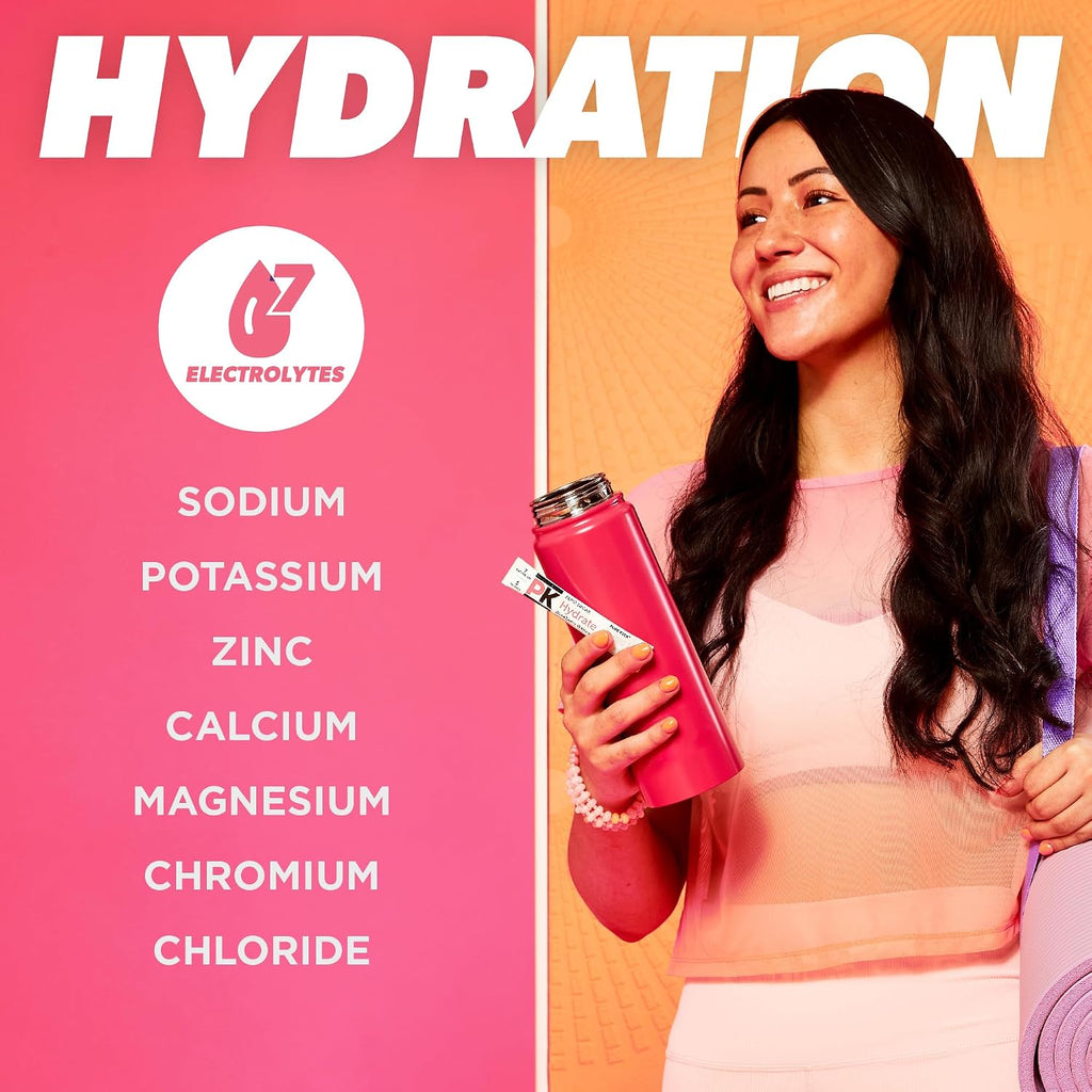 Pure Kick Singles To Go Hydration Drink Mix, Strawberry Watermelon, 72 Ct