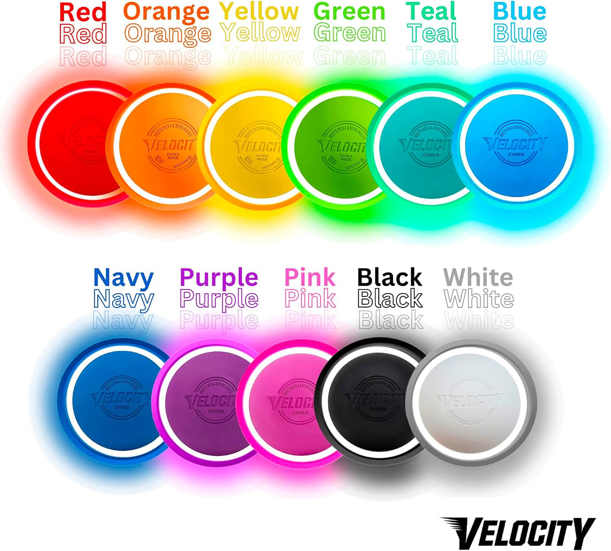 Velocity Lacrosse Balls - 1, 2, 3, 6, 12, 18, 24, 36, 60 and 120 Packs - for Practice, Official NFHS and College Approved Size