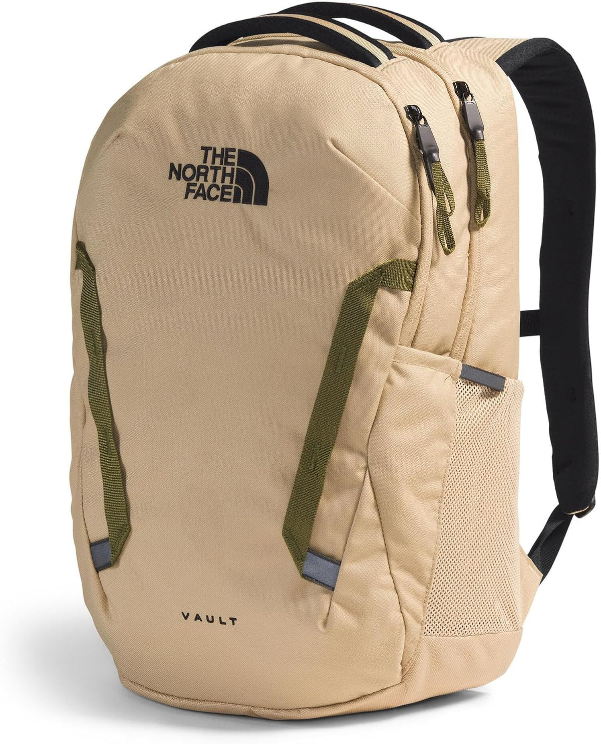 The North Face Vault Everyday Laptop Backpack, Khaki Stone/Blk, One Size