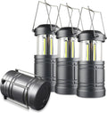 LED Camping Lantern ,Battery Powered Hanging Emergency Lantern for Camping Power Outages,4-Pack