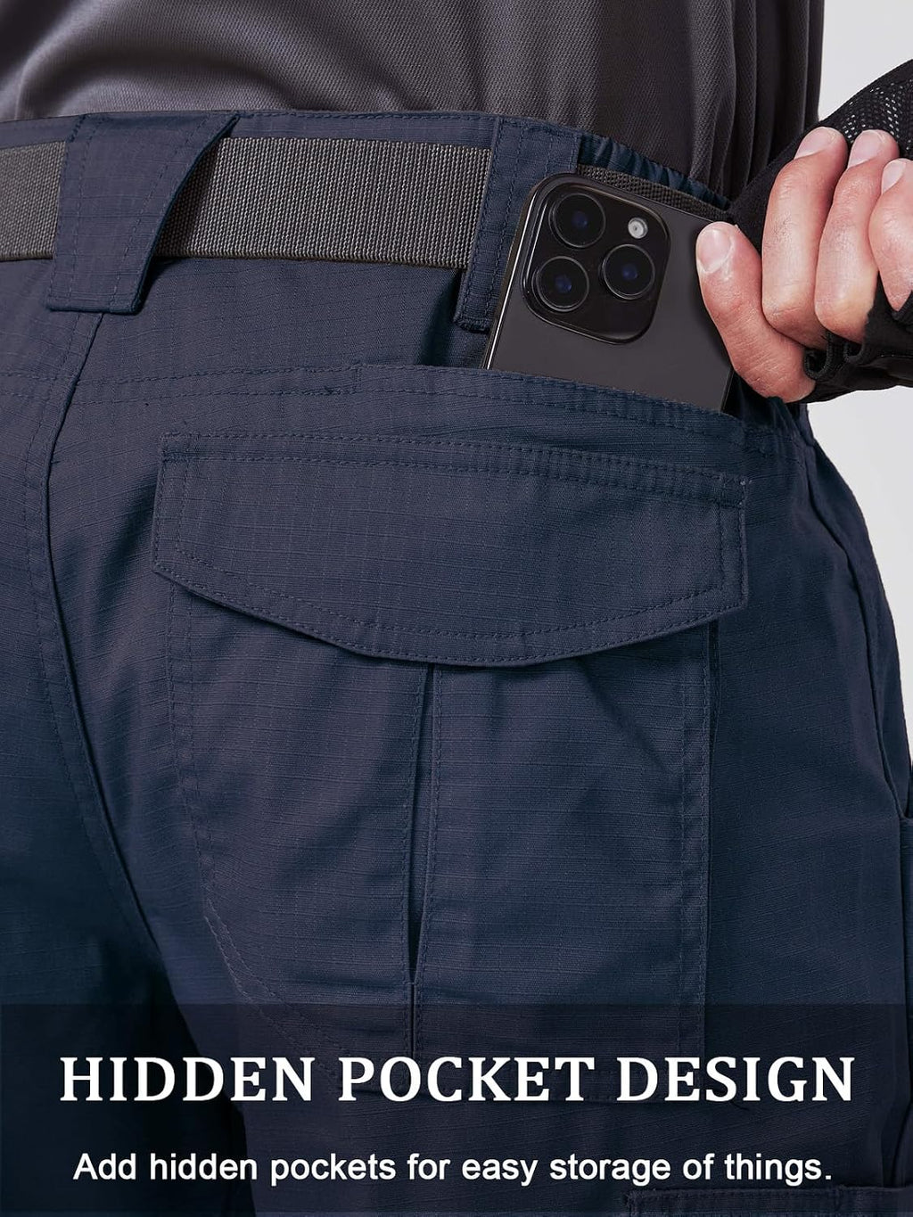 CNBQDD Mens Work Pants Cargo Tactical Construction for Men Ripstop Waterproof Lightweight Outdoor Hiking with Pockets