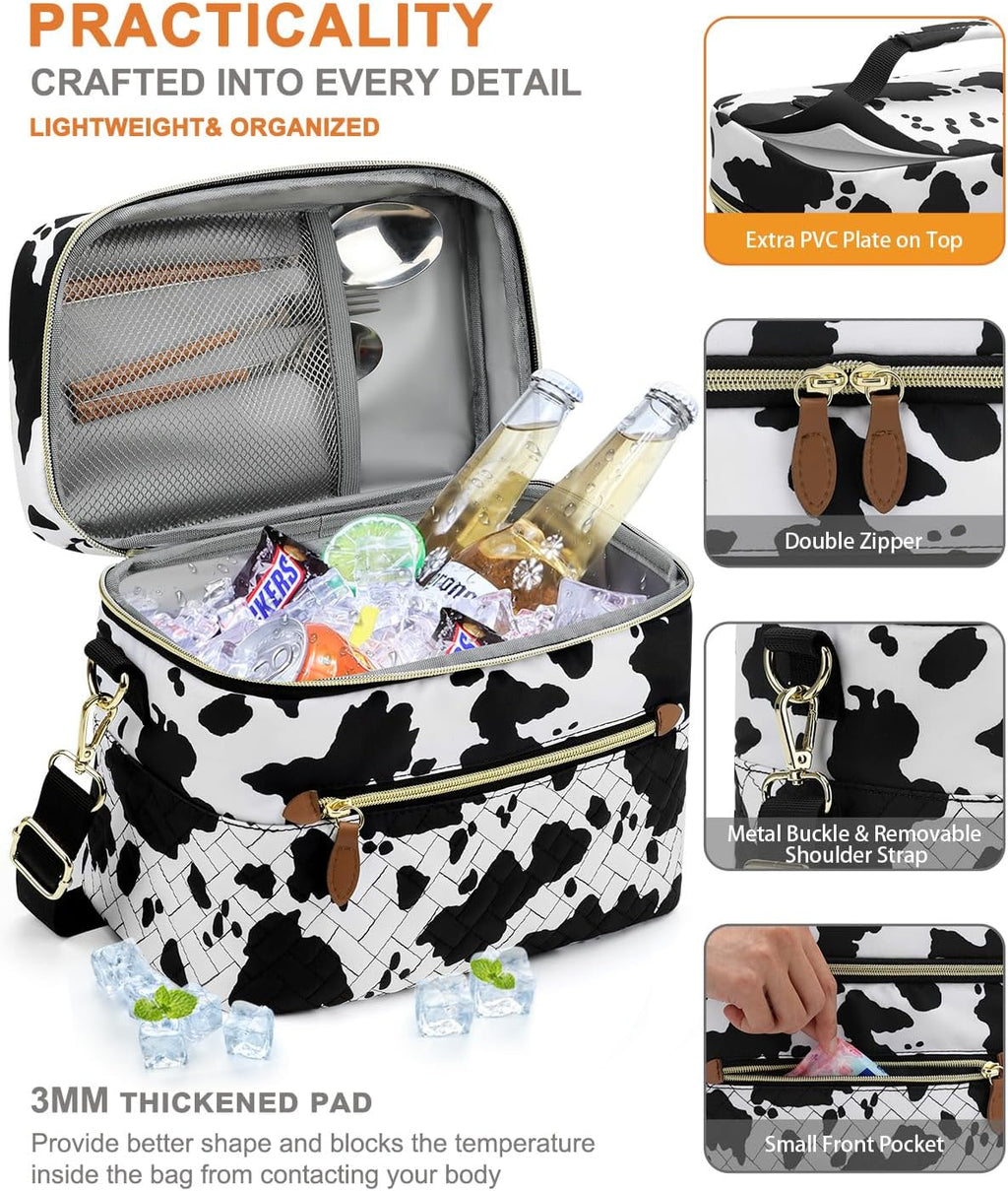 Capolo Lunch Bag for Women Men Insulated Lunch Tote Leakproof Lunchbox Bags