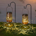 2 Pack Hummingbird Solar Lantern - Hummingbird Solar Lights for Outside, Patio, Backyard, and Porch - Waterproof Hanging Lantern for Outside - Perfect Gifts for Women