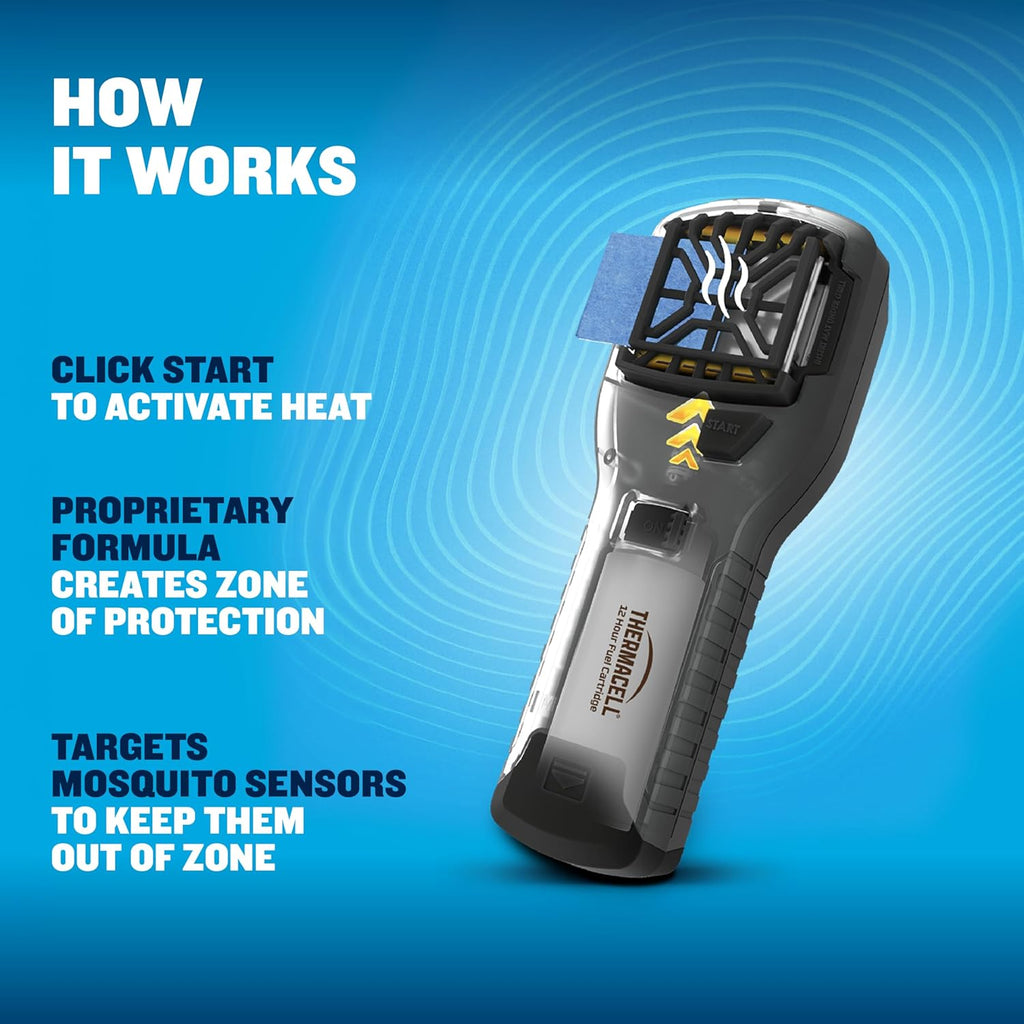 Thermacell Fuel-ZoneGuard Extreme Fuel Powered Mosquito Repeller, Hunt Pack