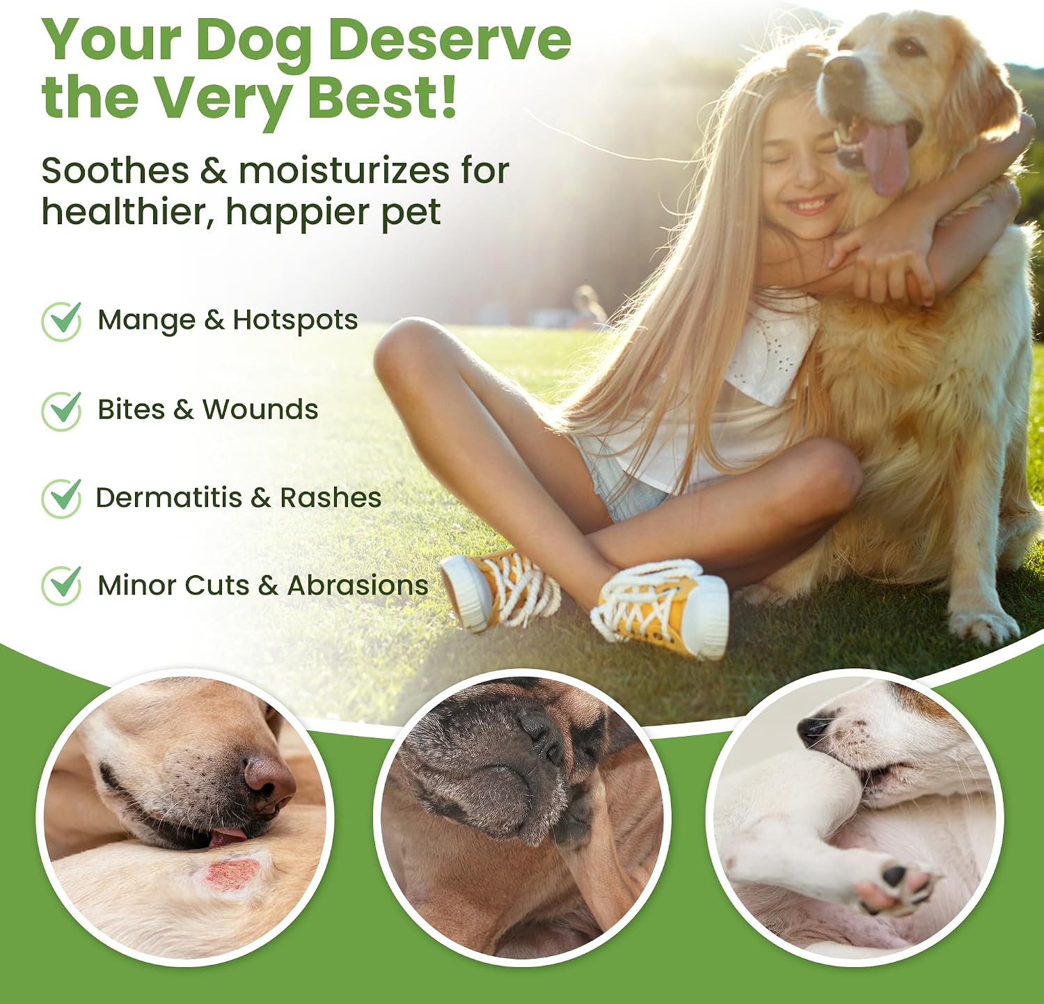 Hot Spot Treatment for Dogs - Pet Wound Care, Healing Ointment (4 Oz.)