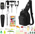 Sosation 134 Pcs Fishing Tool Beginner Starter Kit