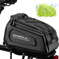 ROCKBROS Bike Rack Bags 9L Hard Shell Trunk Pannier Bag with Rain Cover
