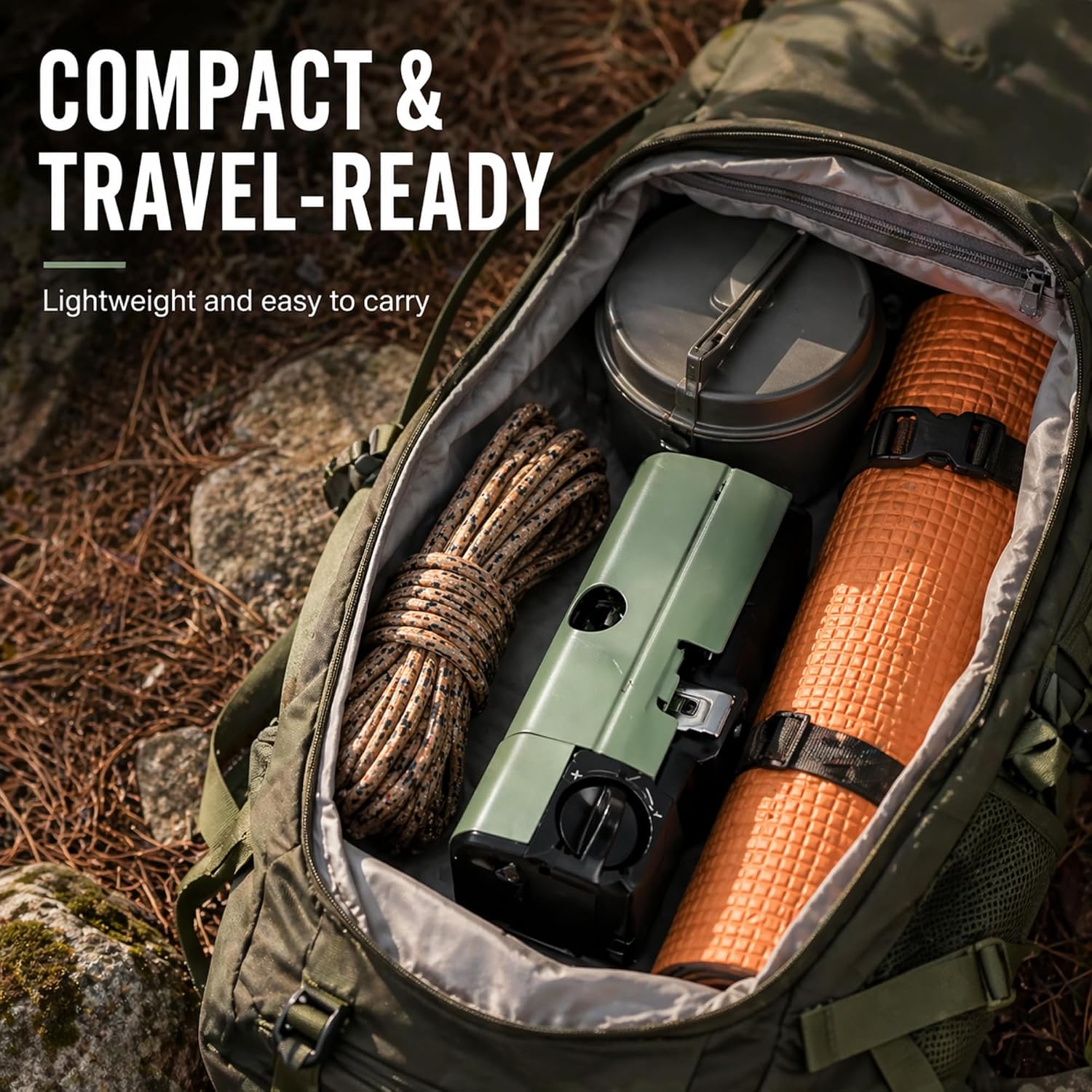 Portable Butane Gas Stove for Camping, Outdoor, and Indoor Cooking, Compact Lightweight Single Burner with Carrying Bag for Travel – by Altena