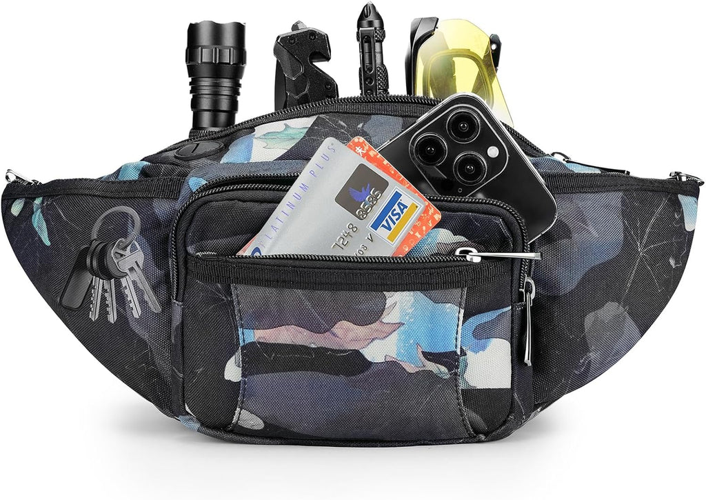 NOOLA Fanny Pack with Water Bottle Holder, Hiking Waist Bag for Men Women