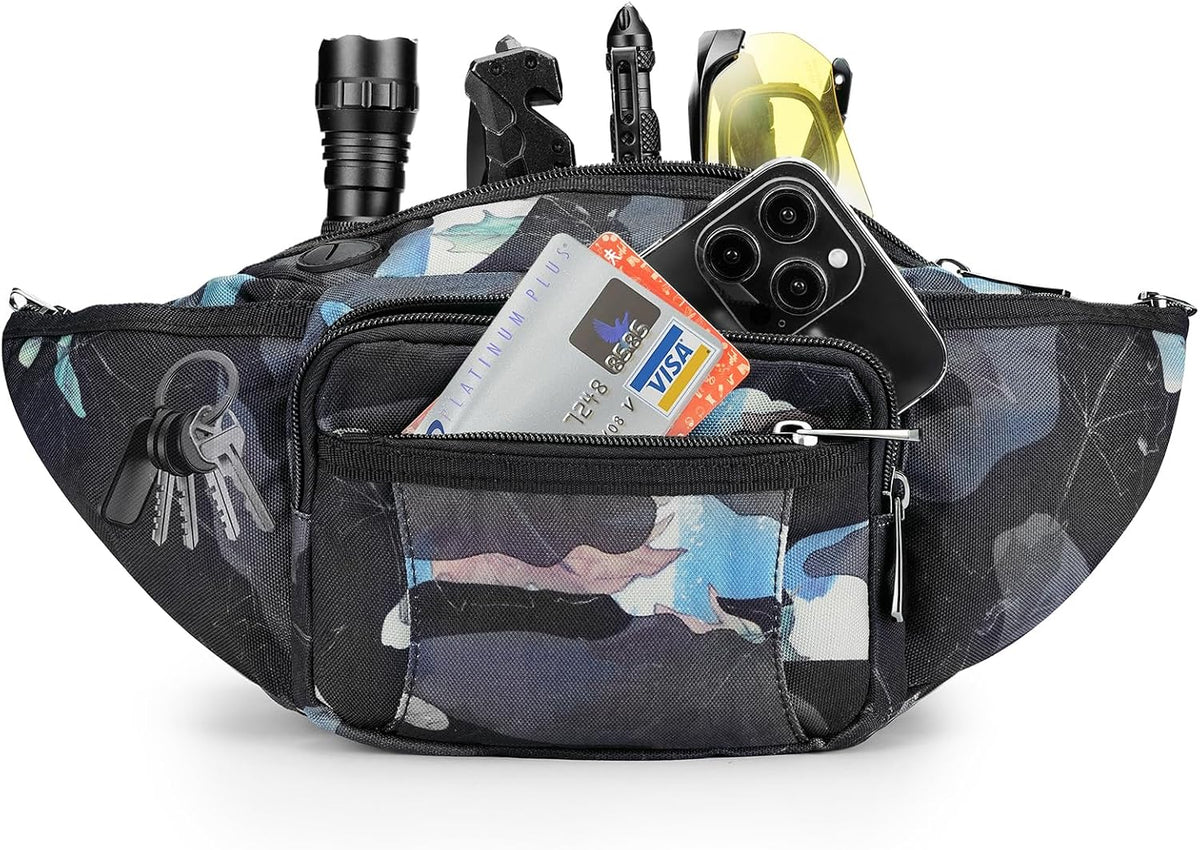 NOOLA Fanny Pack with Water Bottle Holder, Hiking Waist Bag for Men Women