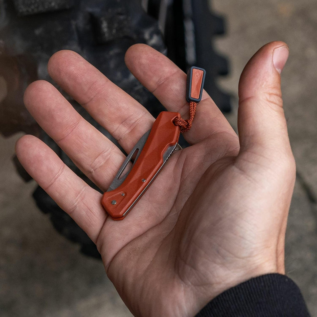 Gerber Gear LST Mini - Lightweight Folding Pocket Knife for Hiking, Camping - EDC Tool - Durable Stainless Steel Blade - Orange