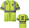 A-SAFETY High Visibility Reflective Safety Vest Customize Logo (XS-8XL)