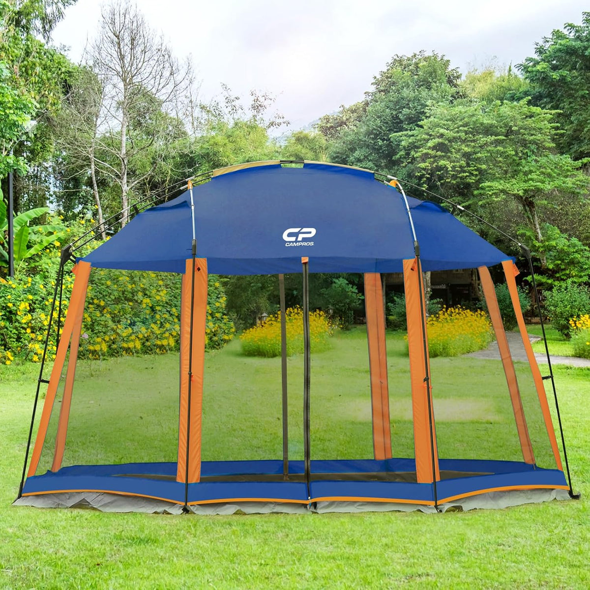 CAMPROS CP Screen House Tent 13 x 13 Ft Screened Mesh Net Wall Canopy